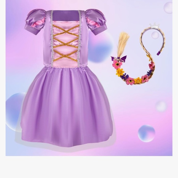 💜👸🏻Purple Princess👸🏻💜Kids Costume🌟NEW🌟 - Picture 1 of 5
